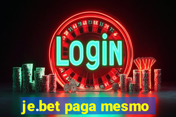 je.bet paga mesmo