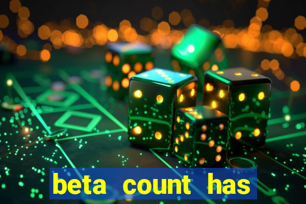 beta count has changed pt br