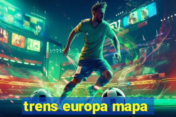 trens europa mapa