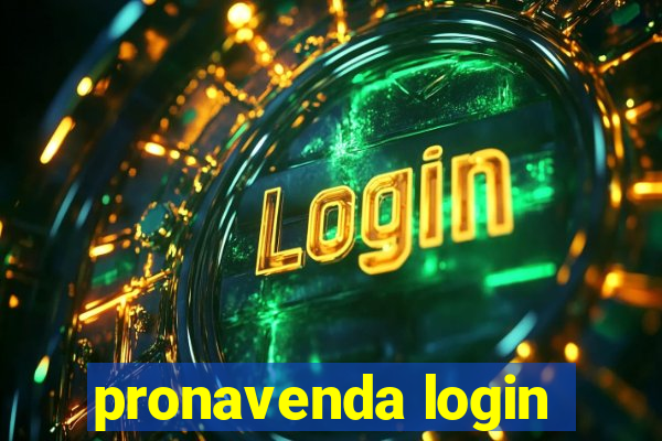 pronavenda login
