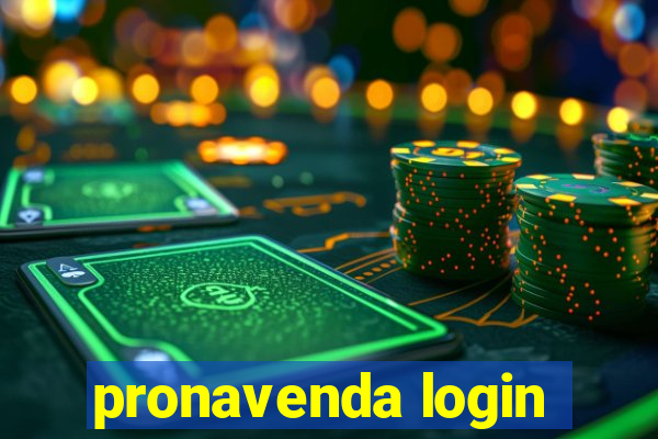 pronavenda login