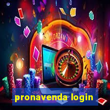 pronavenda login