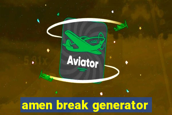 amen break generator
