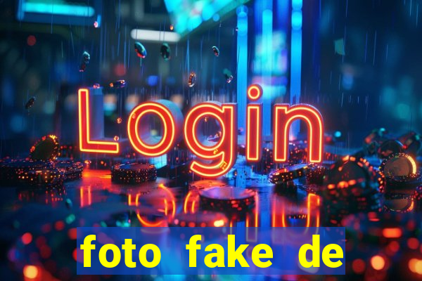 foto fake de mulher no espelho