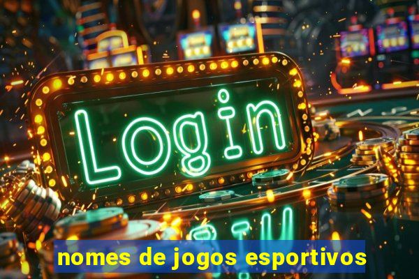nomes de jogos esportivos
