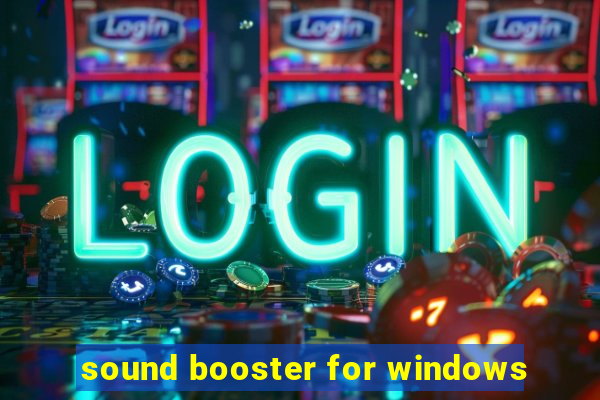 sound booster for windows
