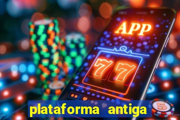 plataforma antiga de jogos