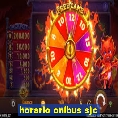 horario onibus sjc