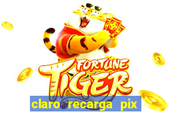 claro recarga pix $10 reais