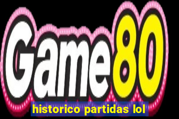 historico partidas lol