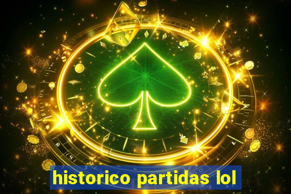 historico partidas lol