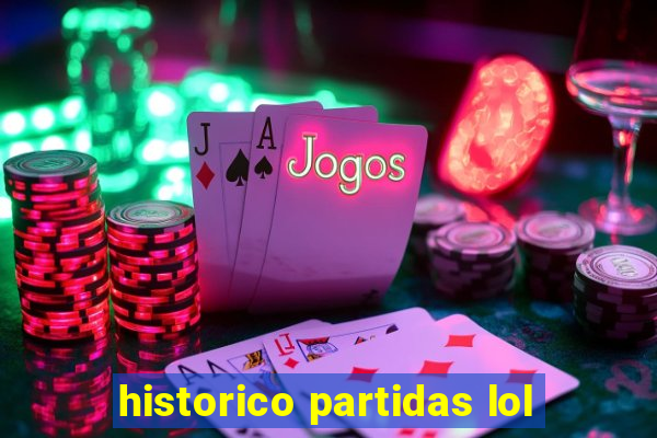 historico partidas lol