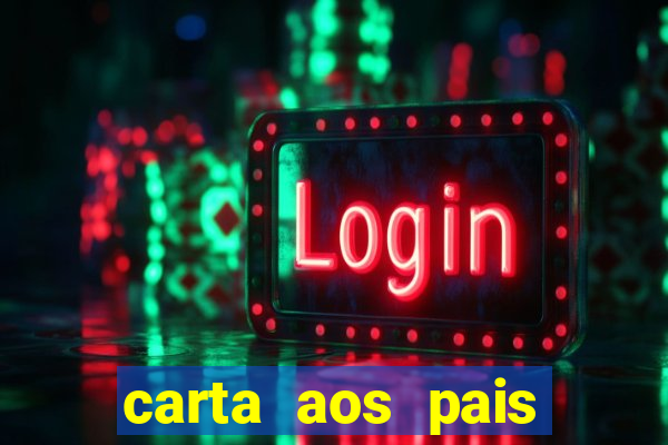 carta aos pais rubem alves