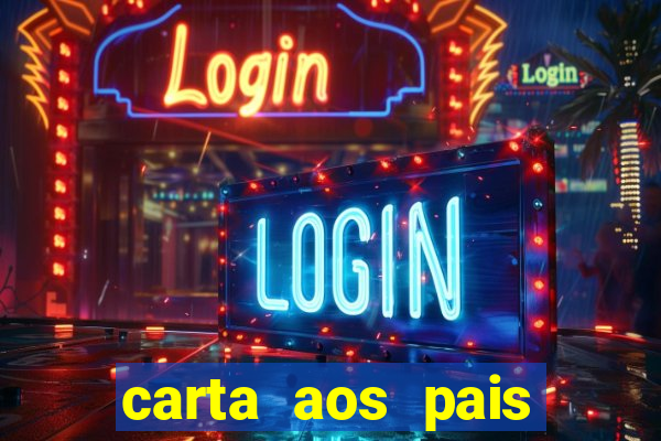carta aos pais rubem alves
