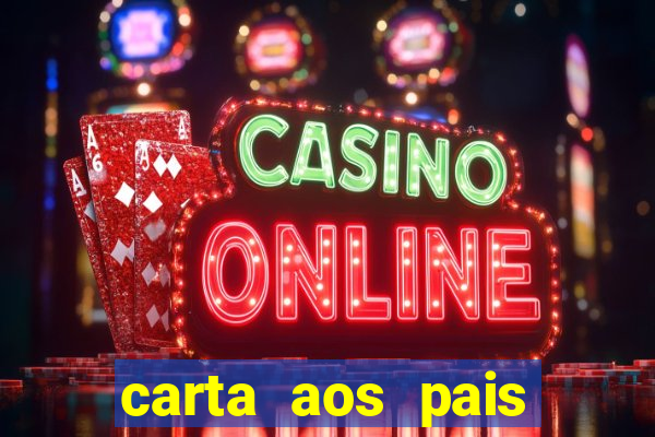 carta aos pais rubem alves