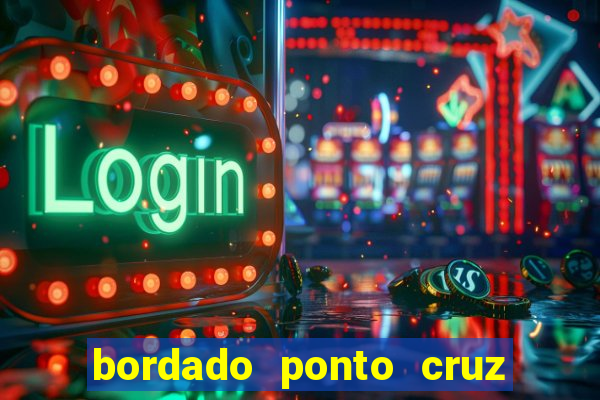 bordado ponto cruz do corinthians