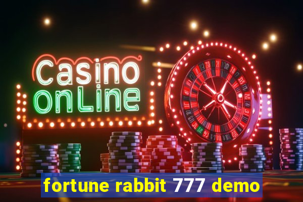 fortune rabbit 777 demo