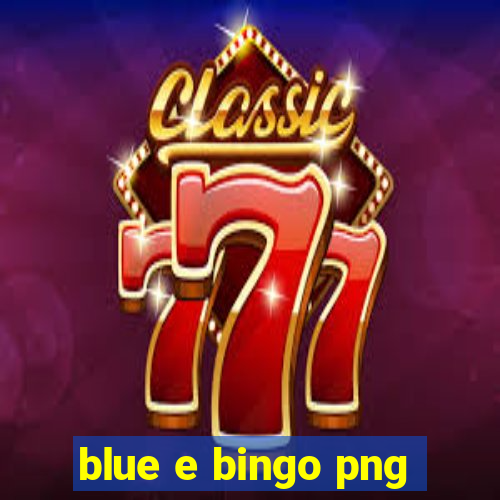 blue e bingo png