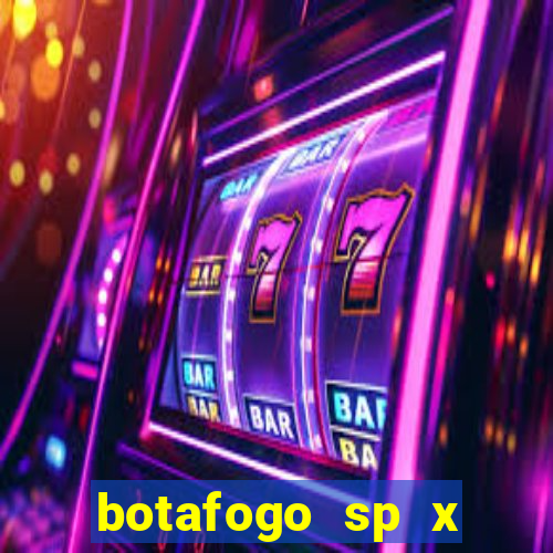 botafogo sp x palmeiras futemax