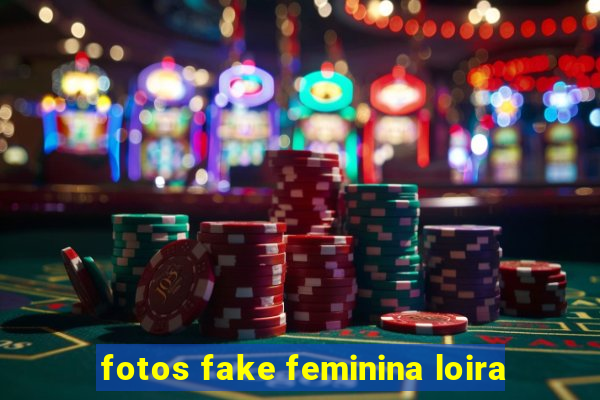 fotos fake feminina loira