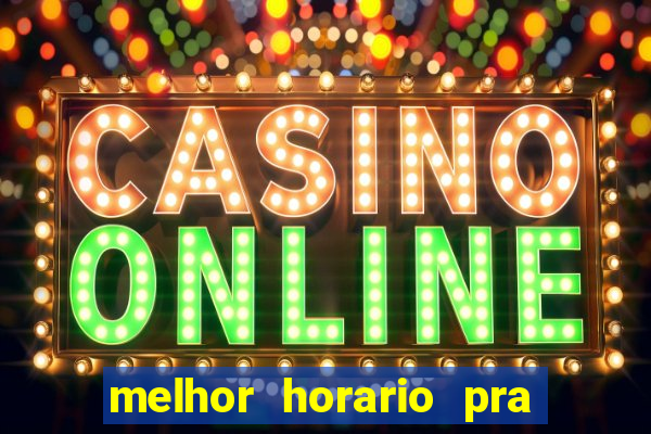 melhor horario pra jogar fortune rabbit