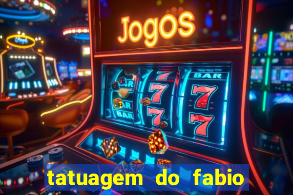 tatuagem do fabio goleiro do cruzeiro