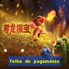 folha de pagamento para preencher word