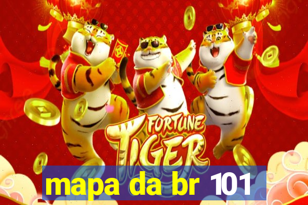 mapa da br 101