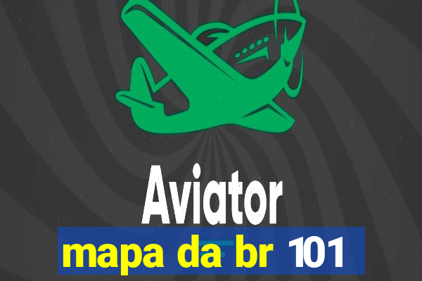 mapa da br 101
