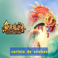 cartela de sílabas para imprimir