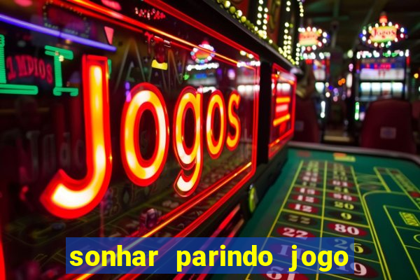 sonhar parindo jogo do bicho