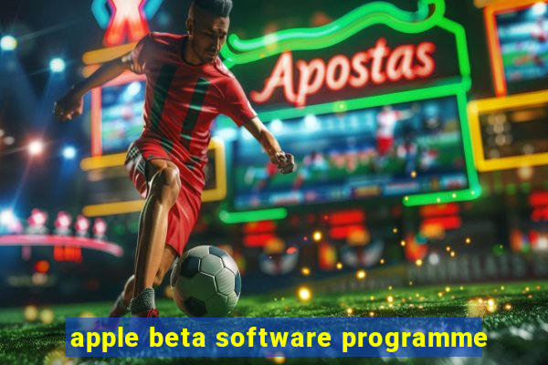apple beta software programme