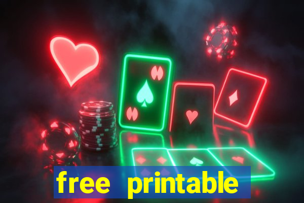 free printable christmas bingo cards