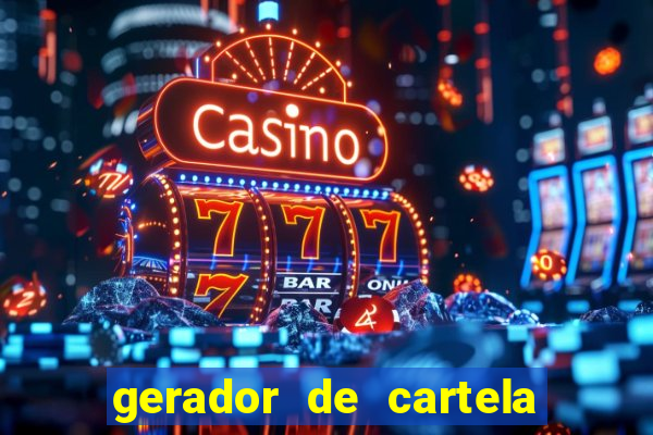 gerador de cartela de bingo