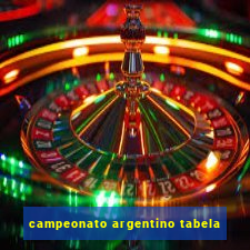 campeonato argentino tabela
