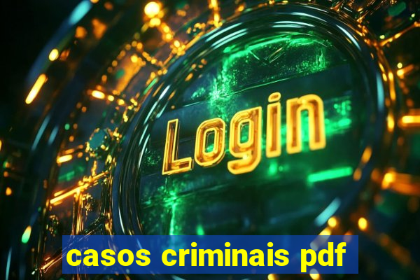 casos criminais pdf
