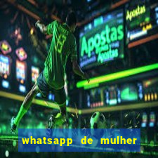 whatsapp de mulher de programa