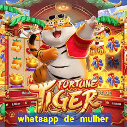 whatsapp de mulher de programa