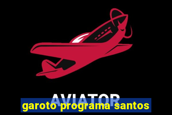 garoto programa santos