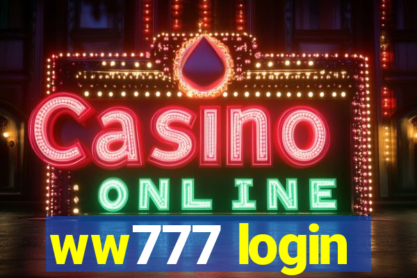 ww777 login