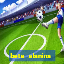 beta alanina aumenta a pressao