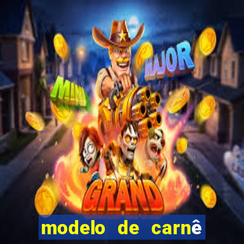 modelo de carnê de pagamento word