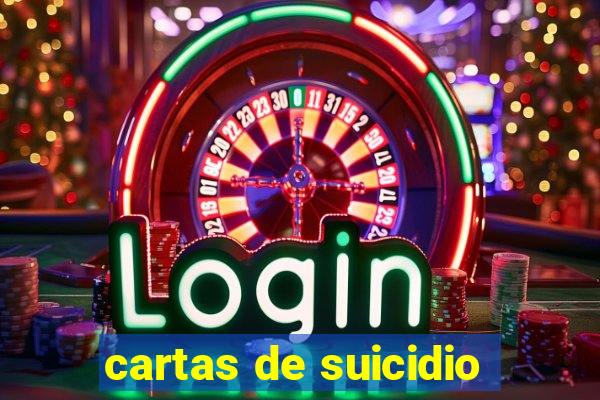 cartas de suicidio