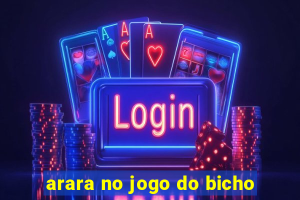 arara no jogo do bicho