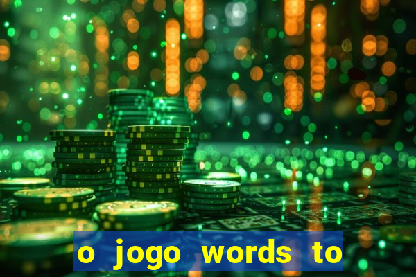 o jogo words to win paga mesmo