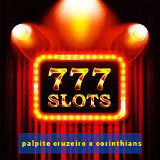 palpite cruzeiro x corinthians