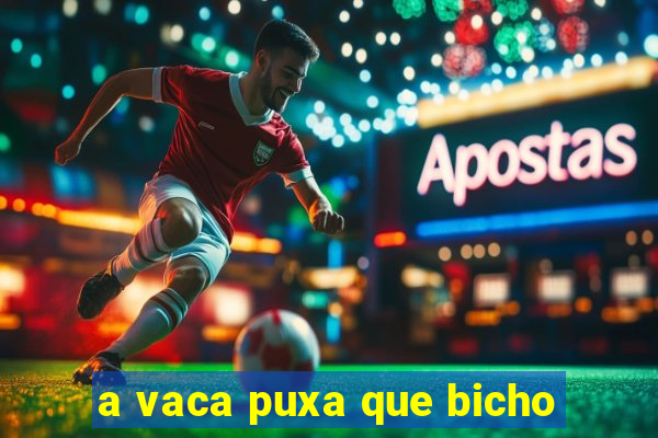 a vaca puxa que bicho