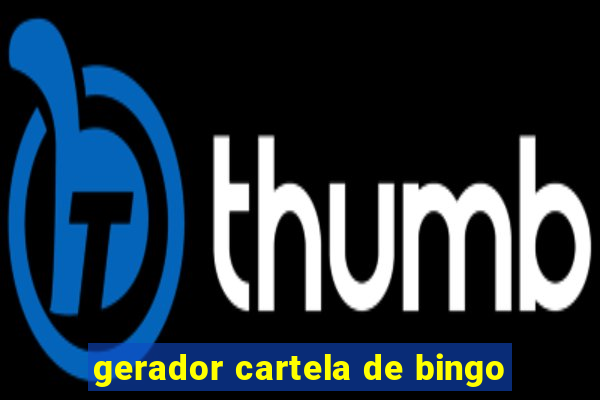 gerador cartela de bingo