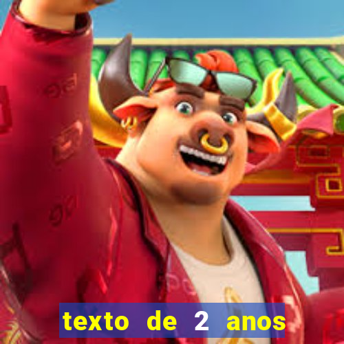 texto de 2 anos de namoro