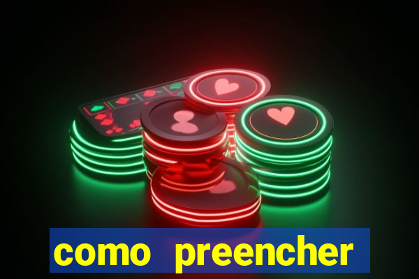 como preencher recibo de pagamento